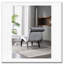 Chaise de salon en velours sans accoudoirs-1496763463