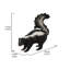 STATUE DE SKUNK À PIED