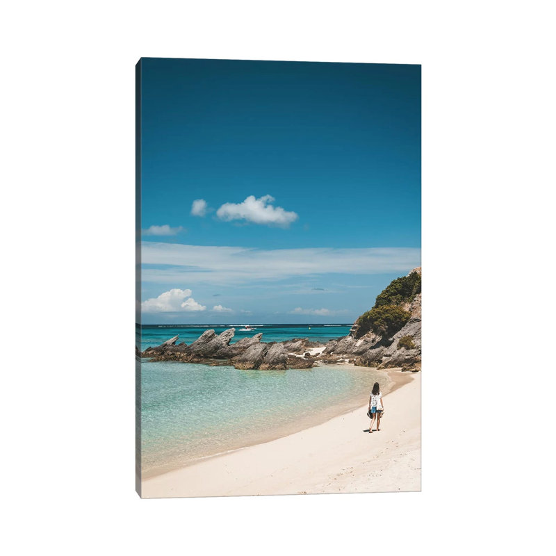 Paradise Beach Cove by James Vodicka - Wrapped Canvas Gallery-Wrapped Canvas Giclée, 101.6 cm H x 66.04 cm W