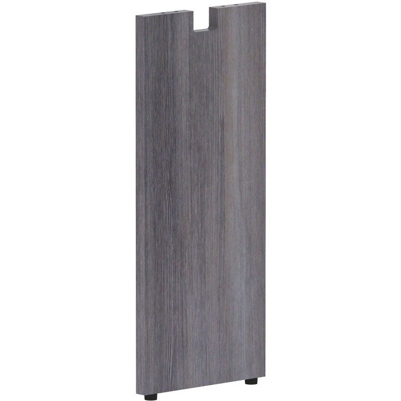 Pied de bureau H 29 po x l 12 po Essentials Series, Gris anthracite patiné