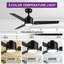 Ventilateur de plafond moderne 48 "avec lumière et 3 pales-109078900-109078893