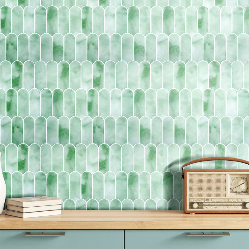 30.5 x 30.5 cm PET/PU Tile , Green