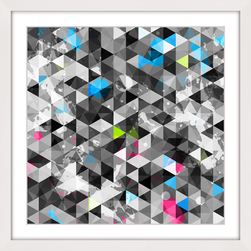 «In The Context» - Cadre photo, impression sur papier, H 24 po x l 24 po x P 1,5 po, Blanc