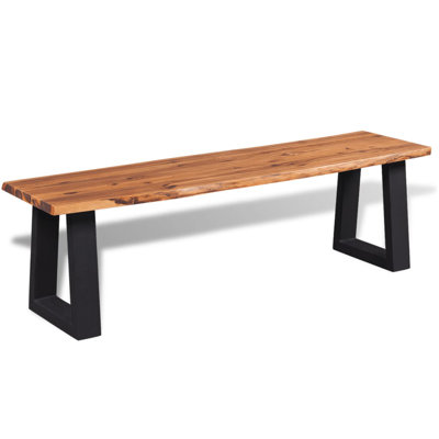 Banc de jardin en acacia