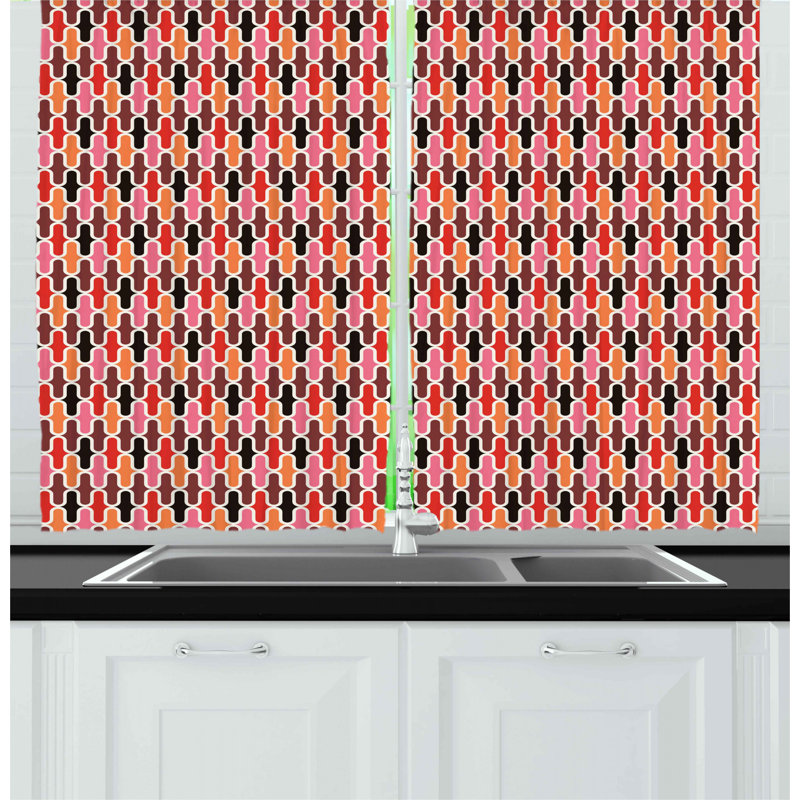 Pointed Kitchen Curtain