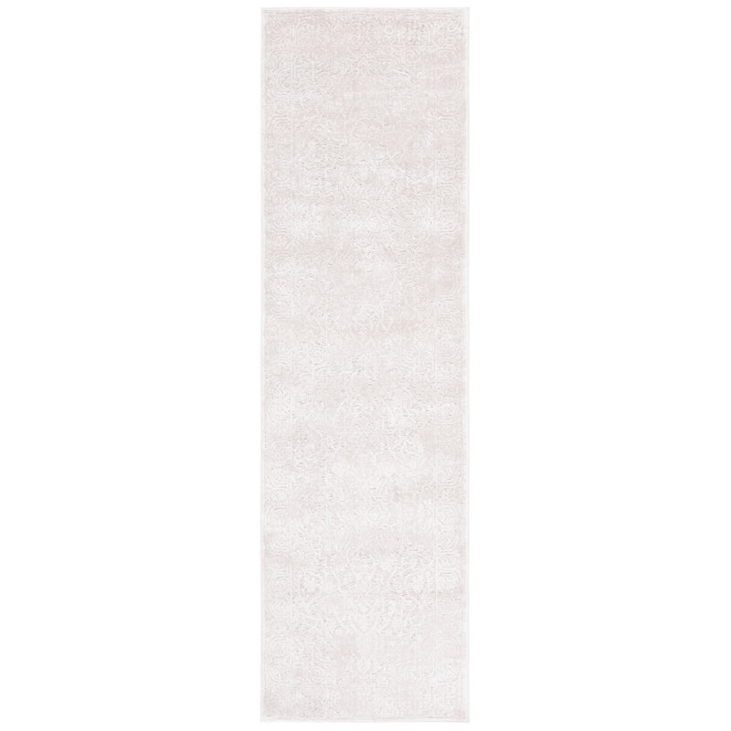 Reflection Traditional Area Rug In Creme / Ivory, Runner 69 x 183 cm