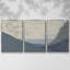 «Mute Coast II», reproduction sur toile flottante 3 pièces-995799865-995799847