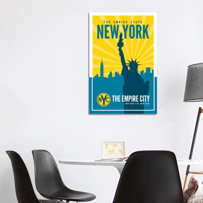 New York Empire State by Benton Park Prints - Wrapped Canvas Gallery-Wrapped Canvas Giclée