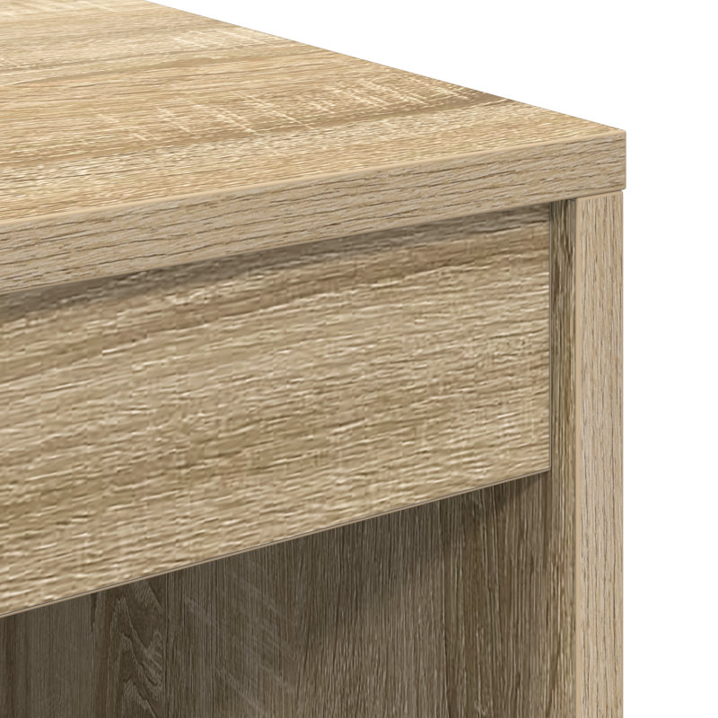 Writing Desk Particle Board 76 Cm, Sonoma Oak, 76cm H x 60cm W x 50cm D