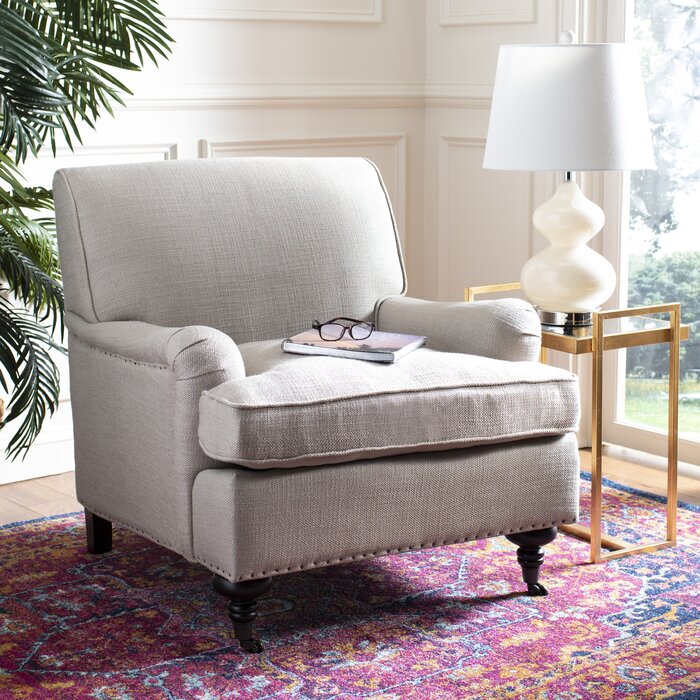 Charlton Home® Upholstered Armchair & Reviews | Wayfair