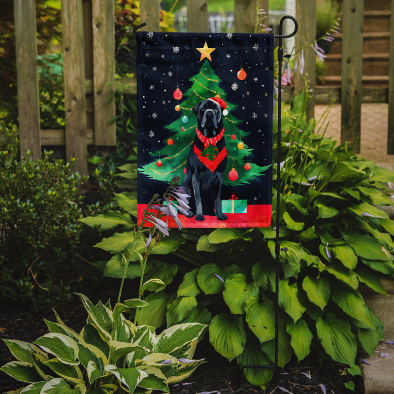 Drapeau de jardin en polyester à 2 faces, H 15,5 po x l 11,25 po
