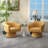 Iryanna 25.2'' Wide Tufted Swivel Barrel Chair-2027843148-2052745383