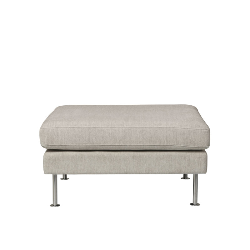 Firhoj Square Ottoman, Light Beige
