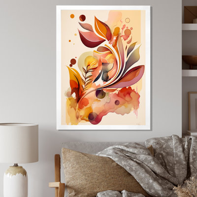 Aquarelle florissant de fleurs d'automne