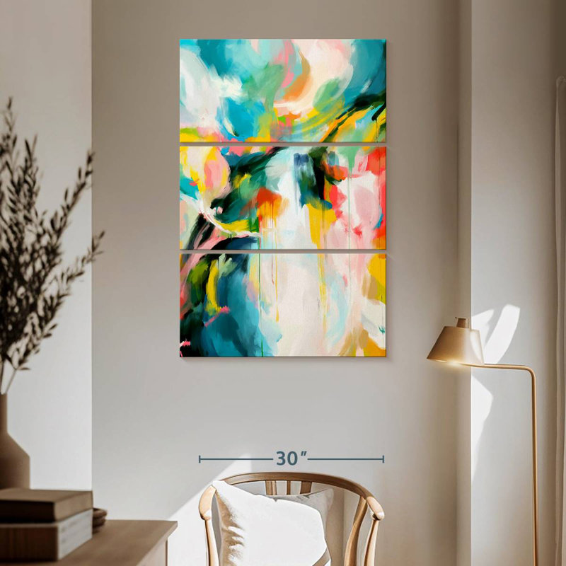 Avery Dynamic Swirls IV, 65" H x 42" W