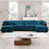 Chenille bleu sélectionné