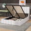 Lit plateforme tapissier avec mécanisme de rangement hydraulique-1675117269-1675117270