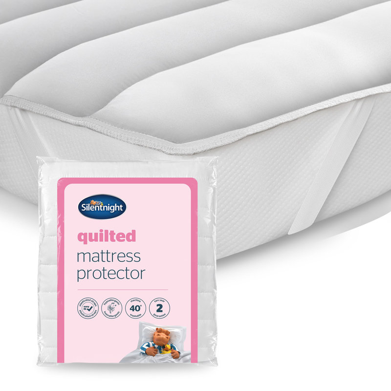 Quilted Mattress Protector, Small Double (4')