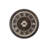 Clocks, 23" Round, Gear Mechanism, Wall Clock, Brown, Transitional