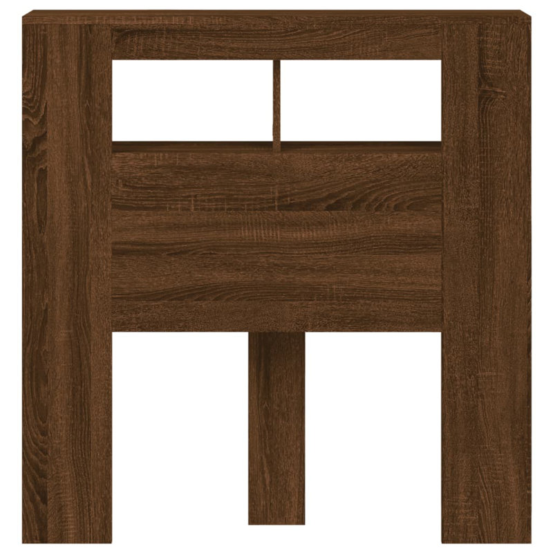 Nevio Headboard, 100 x 103.5 cm, Brown/Oak