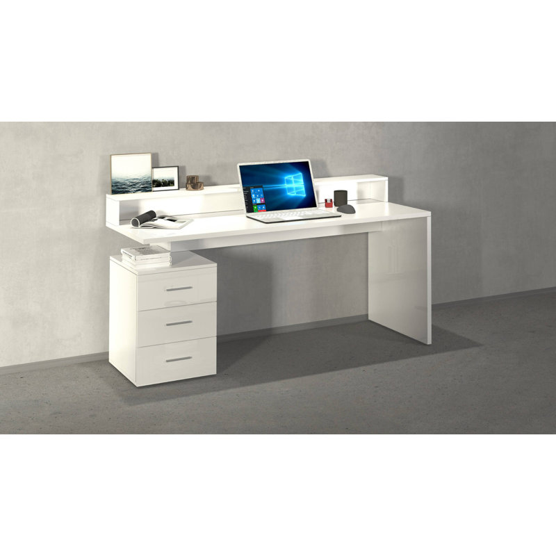 Basim 160 Cm Desk, White