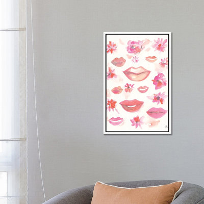 Lips by Jessica Mingo - Print on Canvas