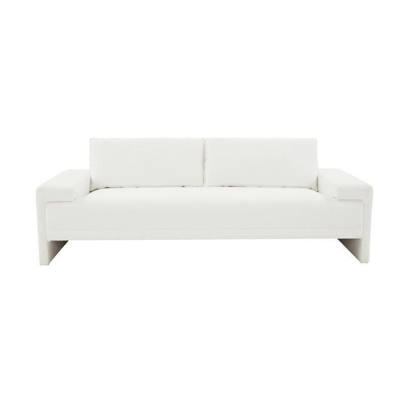 Canapé Iden, Blanc LiveSmart® blanc, H 32,25 po x l 91 po x P 37,1 po
