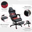 Fauteuil de jeu en cuir noir Pu