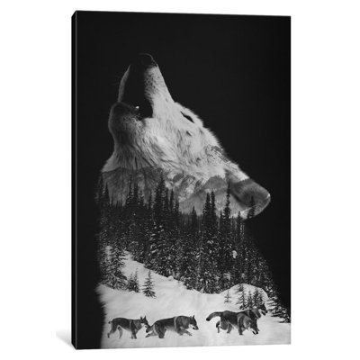 « wolfpack », impression sur toile