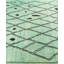 Overdyed Hand-Knotted Wool Modern-Contemporary Green Area Rug 5' 0" x 7' 7"