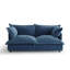 2 - Piece Upholstered Modular Plush Chenille Cloud Sofa – Oversized Cushion Lounge Sofa-3349277