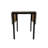 Cob Solid Wood Top Metal Base Dining Table