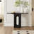 47.24 Inch Narrow Entryway Console Table - Modern Loopback Design MDF Hallway Table, Space-Saving Sofa Table For Apartments & Small Spaces (Black/Walnut/Marble Options)-10823994