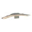 Glissade Steel LED Armed Sconce-1074522708