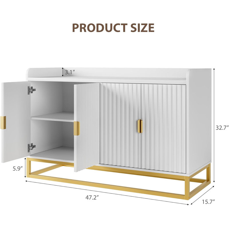 31.5cm Kitchen Pantry, White