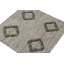 Hand Woven Silk and Wool Area Rug