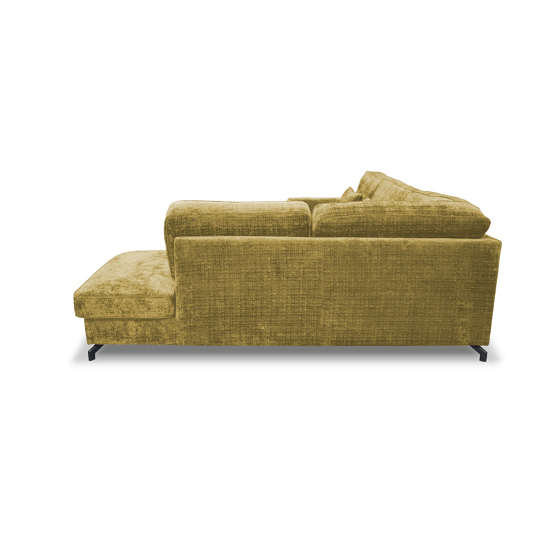 5 Seater Sofa & Chaise, Right Hand Facing, Yellow