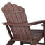 Chaise Adirondack en poly PEHD avec porte-gobelet Lucus-677126547