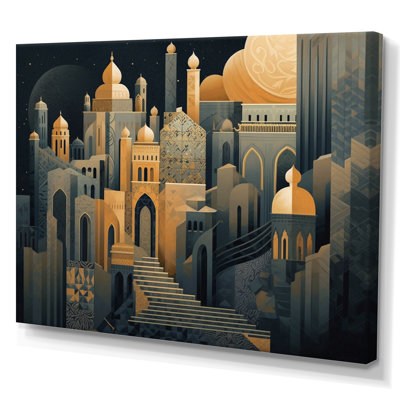 «Arab City II» sur toile