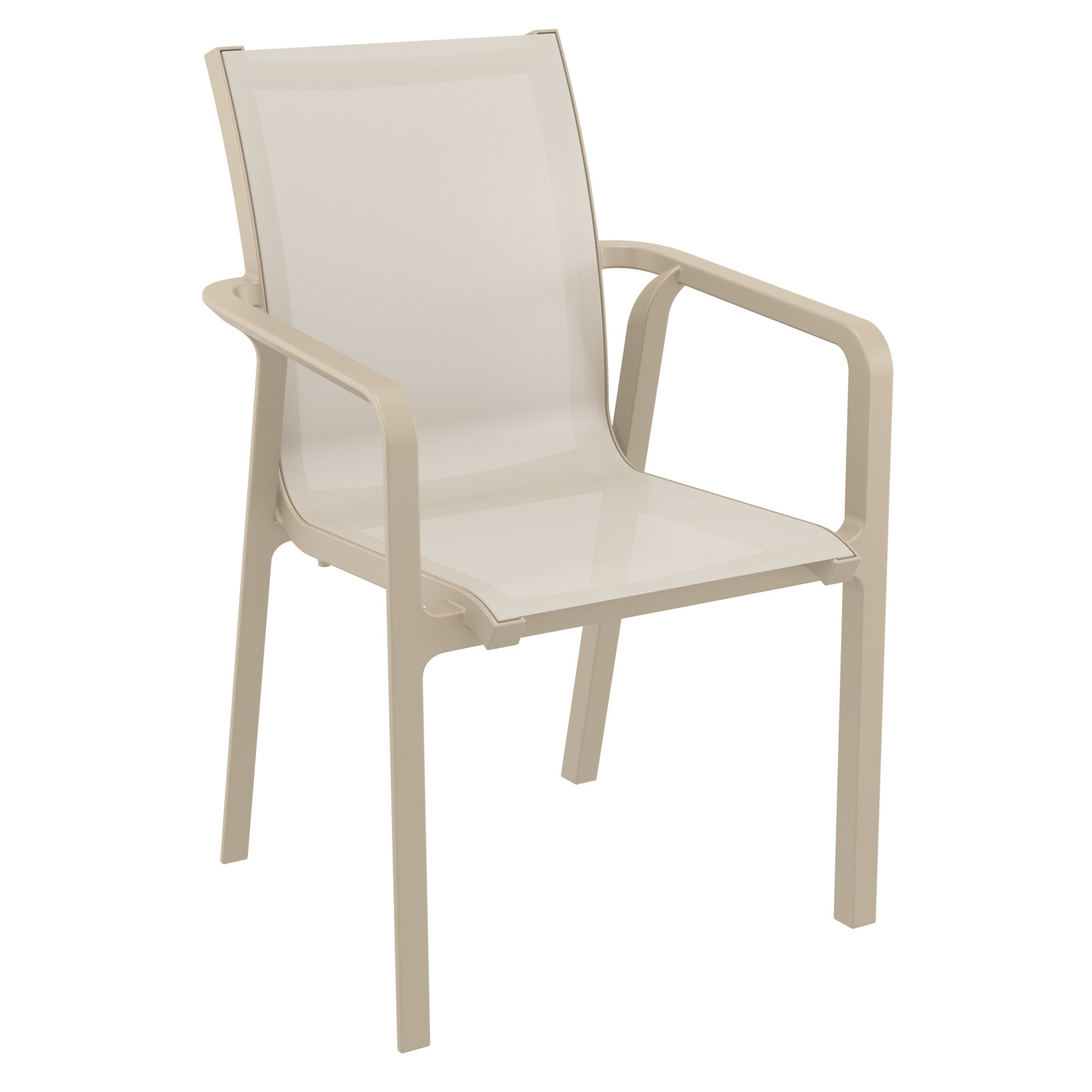 Farrah 24" Patio Bistro Set, Taupe