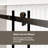 60.In W X 72.In H Shower Door, Clear Tempered Glass, Zinc Roller Rail, Stainless Steel Handle, Contemporary Flair, Matt Black 1/4 Inch System, Material,-124069789