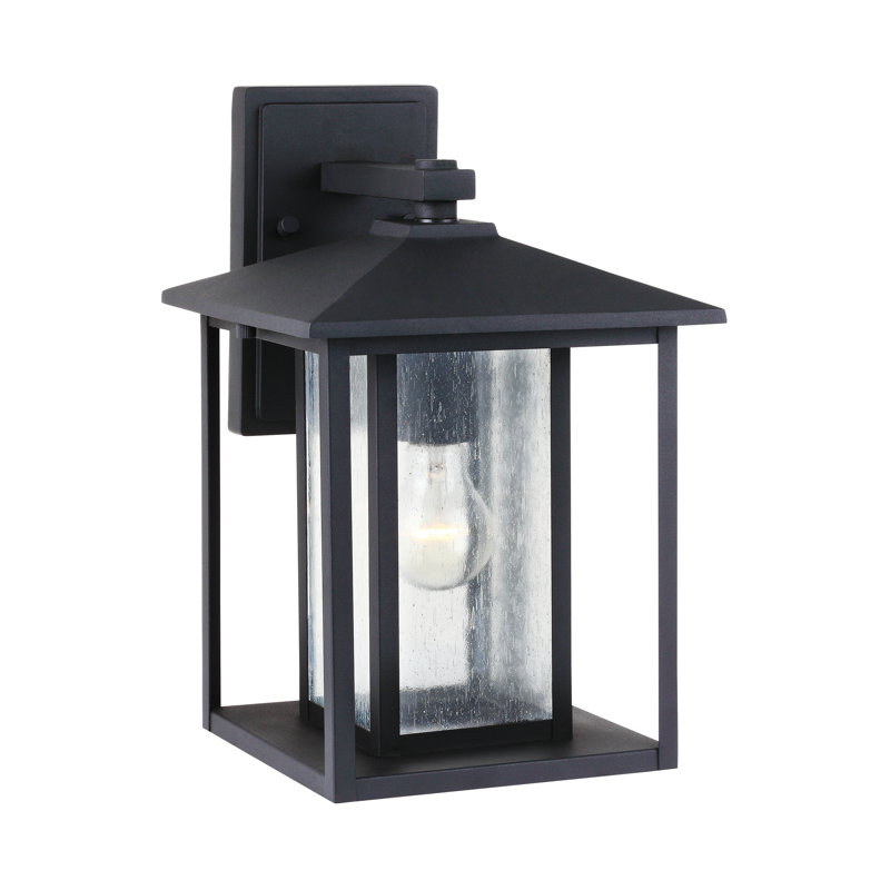Vermont Wall Light, 100W A19 Medium, 14" H x 9" W, Black