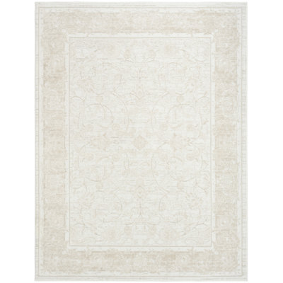Lafever 4' x 6' Ivory Taupe Vintage Indoor Rug