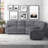 Euclid 3 - Piece Upholstered Power Reclining Sectional