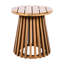 Table basse d'extérieur en bois d'acacia, table basse ronde-553613834
