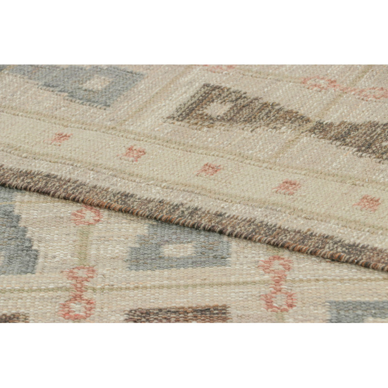 Scandinavian Wool Geometric Area Rug, Rectangle 14' x 20'