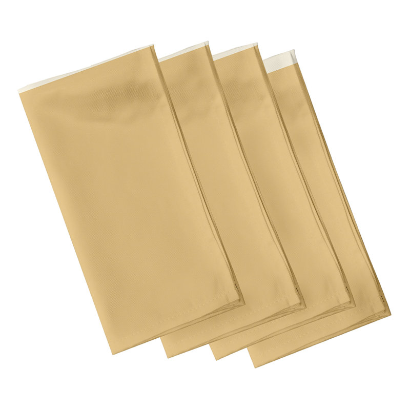Holiday Brights Polyester Patchwork Square Napkin, 18" W x 18" L, Glow