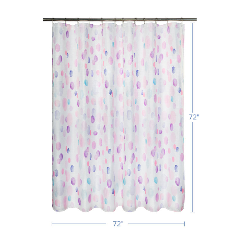 Rideau de douche Painter, Mauve / Rose