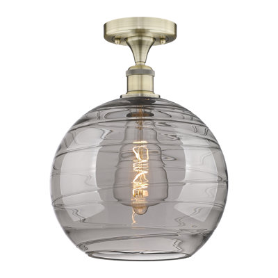 Plafonnier semi-encastré 1 lumière