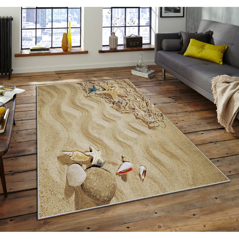 Tapis luxueux antidérapant, 100% polyester, 4,0 x 5,9 pieds, 740 g / m² | Velours avec impression numérique | Éponge stratifiée facile à nettoyer sous la machine, lavable à la machine | Parfait pour le salon, la chambre à coucher et la décoration intérieure